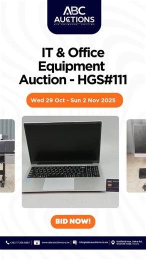 40 reactions | IT & Office Equipment Auction - HGS#111 | WED 29 OCT >...