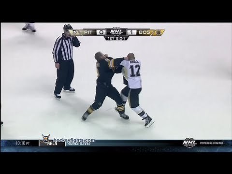 Jarome Iginla vs Nathan Horton Apr 20, 2013