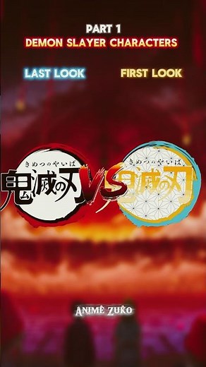You Won't Believe These Demon Slayer First Designs 😱🔥 #demonslayer #anime