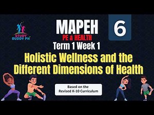 MAPEH 6 (PE & Health) Term 1 week 1- 2: Holistic Wellness and the Different Dimensions of Health