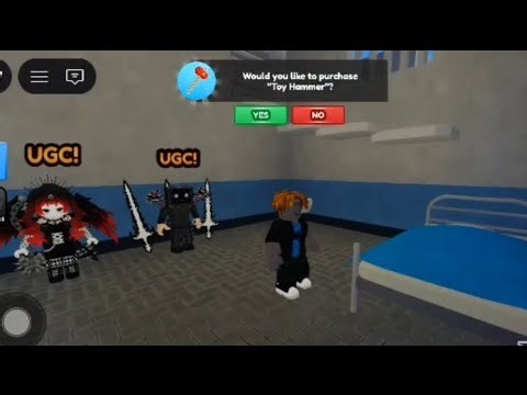 "Roblox Prison Break Gameplay – UGC Players, Toy Hammer Popup & Escape Adventure!"