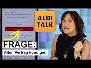AldiTalk app: How to cancel your old phone number?
