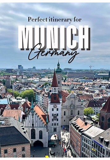 europe travel itinerary: perfect 4 days in munich, germany! def all the must-do’s and some extras 🇩🇪 #munich #germanytravel #europe #itinerary #traveltips #eurosummer #traveltiktok #cityguide #munichfood #germany #munichcity #thingstodo #CapCut