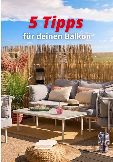 Gemütlicher Balkon gestalten: 5 einfache Tipps 🌿