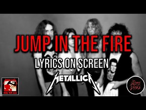 Metallica - Jump in the Fire (Lyrics on Screen Video 🎤🎶🎸🥁)