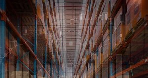 Animation Data Processing Over Empty Warehouse Stock Footage Video (100% Royalty-free) 1078299947 | Shutterstock