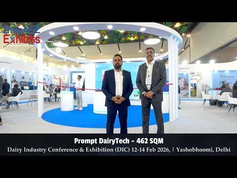 Prompt DairyTech CEO Feedback at DIC 2026 | 462 SQM Stall by BrainADZ Exhibits