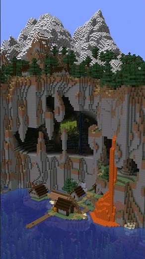 🤯 TAIGA CLIFFS AND SHIPWRECK VILLAGE - Minecraft 1.21 Java Edition Seed