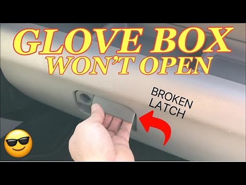 HONDA PILOT GLOVE BOX WON’T OPEN - How to Open your Stuck Glove Box and Replace the Latch. Easy Job!