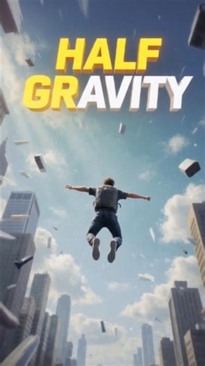 Imagine If Gravity Were Halved! 🌍💫 #ScienceFacts #MindBlowing #Shorts