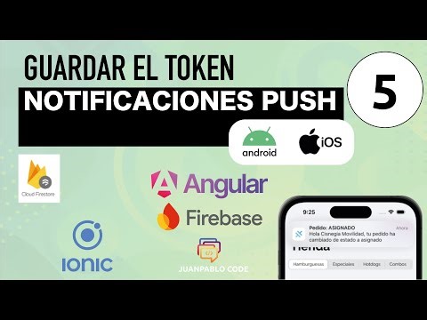 Notificaciones push - obtener y guardar el token de usuario en Firestore.