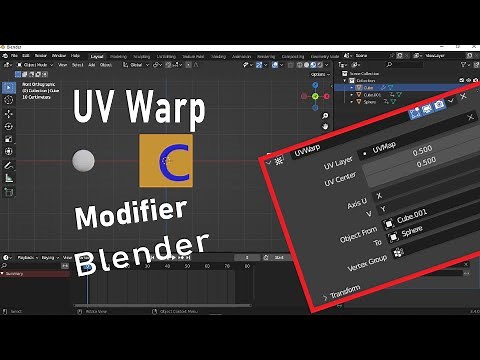 how to use UV Warp modifier in blender | Blender Foundation