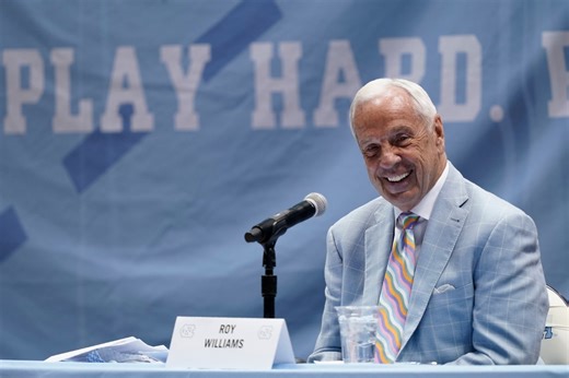 Former UNC basketball coach Roy Williams to receive state’s highest civilian honor