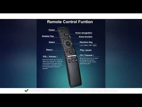 Universal BN59 Replacement Voice Remote Control for Samsung Smart TV with Voice Function Compatible
