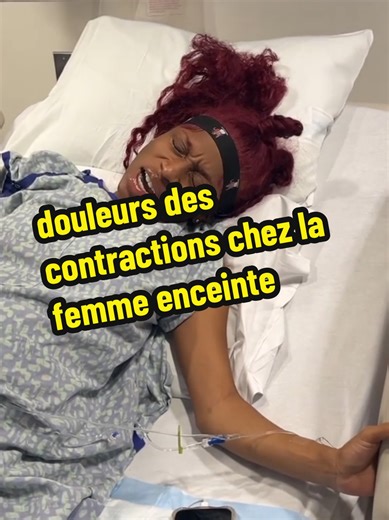 Douleur des contractions chez une femme enceinte