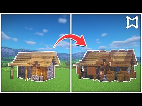 ► Minecraft Village Leatherworker (Tannery) Transformation | Village Transformation