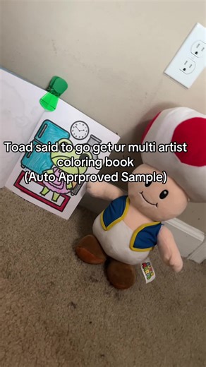 #sml #toad #coloringbook #artistsoftiktok #art | Coloring Book