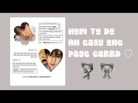 simple one page carrd tutorial ★