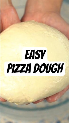 Easy Pizza Dough | Soft & Fluffy 🍕
