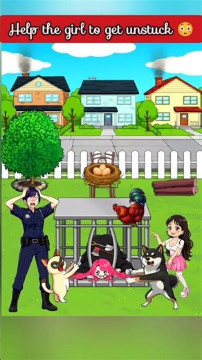 Help the girl to get unstuck | Nightmare puzzles | level-3 | tricky games 2026 #gaming #puzzle