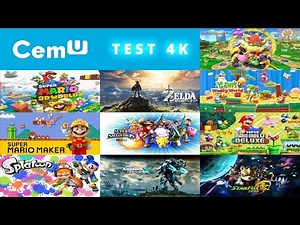 Cemu Wii U Emulator Gameplay - Test 10 Games 4K 60FPS RX 6700 XT Ryzen 5 5600X
