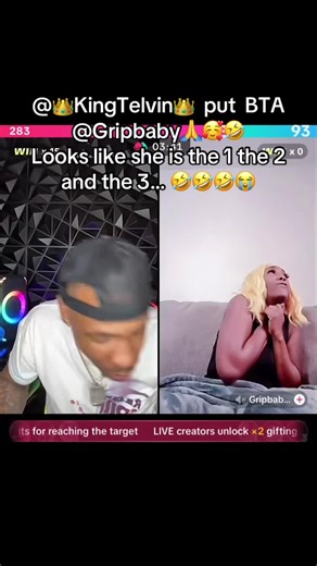 Her comeback was lies and 🚮 #kingtelvin #gripbaby #fyp #xyzbca @Gripbaby 🙏🥰🤣 @👑KingTelvin👑 @AmoyLiThaTikTokKillah