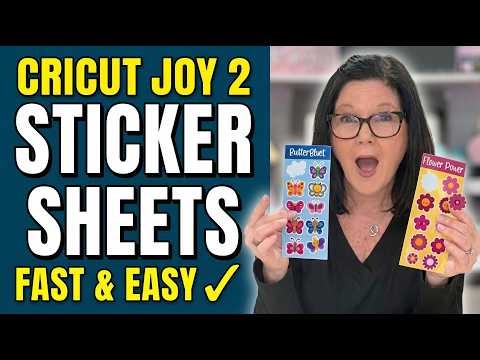 Make Sticker Sheets with the Cricut Joy 2 | Full Tutorial