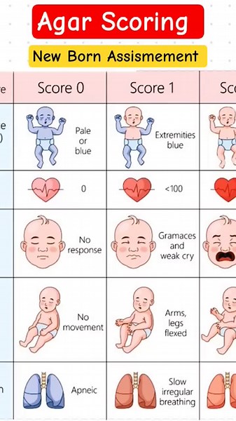 New Born Assismement/APGAR Scoring #apgar #newbornbaby #newbornassisment#nicubabies #nicucare