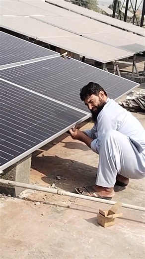 jinko solar panels install Alhamdulillah complete 💯✅