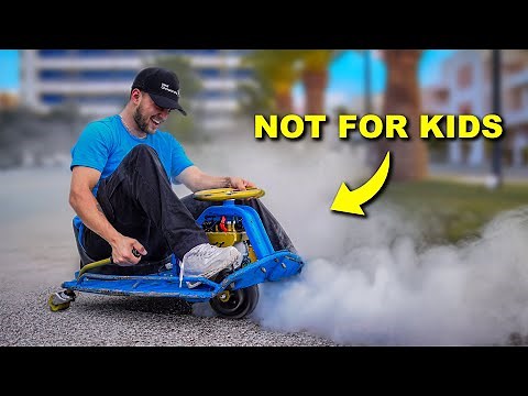 I built a 40mph Electric Drift Kart