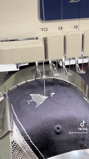 Using the Brother PR1055x to embroider hats! Call for details on how you can start your own business