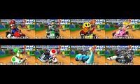 Mix of 8 videos from youtube : Mario Kart Arcade Grand Prix Deluxe 8 Players