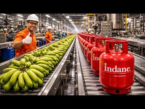 Banana to LPG Gas 😱 | Future Factory Process | Ultra Modern Production