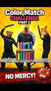 Color Match Challenge Part 2 | Try Not To Laugh Challenge #FunnyChallenge #shorts #Funny #viral