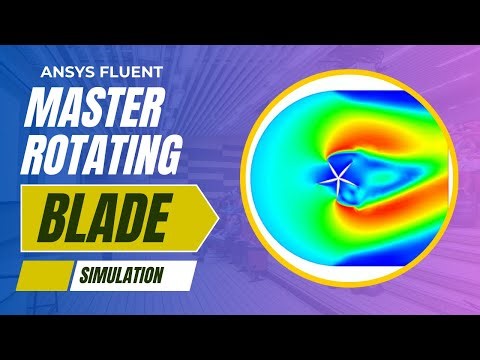 ANSYS Fluent Tutorial: 2D Moving Airfoil Blade | Sliding Mesh + k–ε Model | Complete CFD Workflow