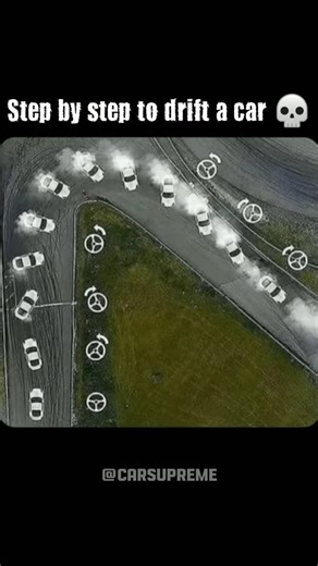 Step by step to drift a car 💀😈. #automobile #cargeek #memes #edit