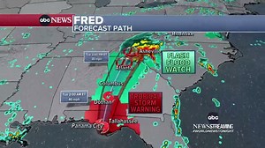 27K views · 591 reactions | FRED SLAMS GULF COAST: Tropical Storm Fred has made landfall near Cape San Blas, Florida, with maximum sustained winds around 65 mph. Rob Marciano has the track as Tropical Depression Grace strikes Haiti days after a powerful quake. https://abcn.ws/3CTH1if | ABC World News Tonight with David Muir | Facebook