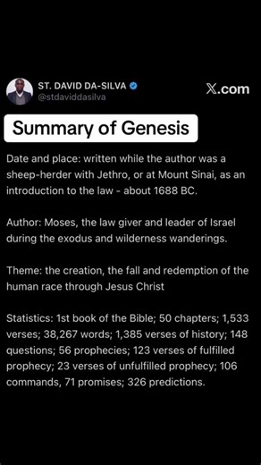 Summary of Genesis