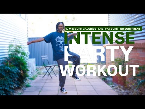 10 MIN INTENSE DANCE PARTY WORKOUT | Burn Calories | Fast Fat Burn | No Equipment