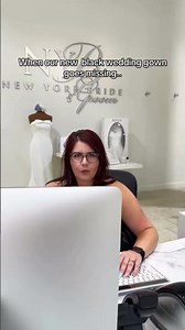 Morilee Black Wedding Dress Creates Buzz at Columbia Bridal Shop This Fall Season
