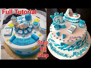 Welcome Baby Cake Tutorial | Baby Shower Cake | New Born Baby Cake | Cake Calorie