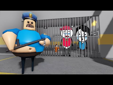 Roblox Barry's Prison Run - Scary First Person Obby | Khaleel and Motu Gameplay