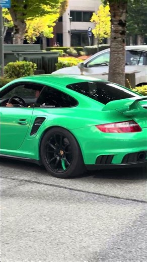 Porsche 911 GT2 in Green – Rare Beast on the Streets! 🍀🔥