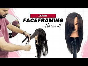 How to Cut Face Framing Layers for Medium Length Hair | Face Framing Haircut Tutorial 2024