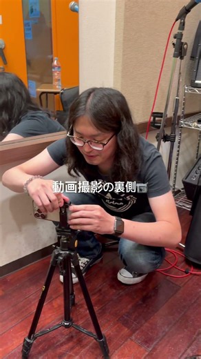 動画撮影の裏側📹 #gpc #bts #behindthescenes #インディーズバンド #撮影の裏側