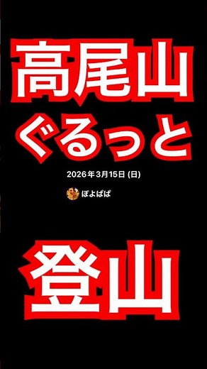 6号路から山頂へ！稲荷山コースで下山｜高尾山ぐるっと登山【YAMAP 3D軌跡】