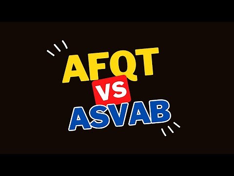 Differences Between ASVAB and AFQT Explained!