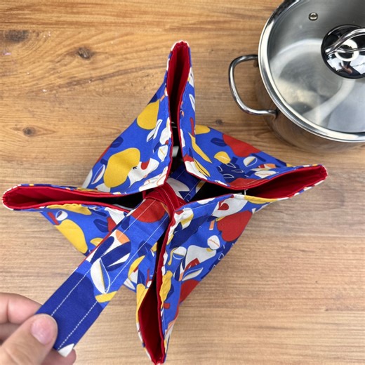 This pot cover is so easy to make that even beginners can sew it easily. | Knitting Woman and Embroidery