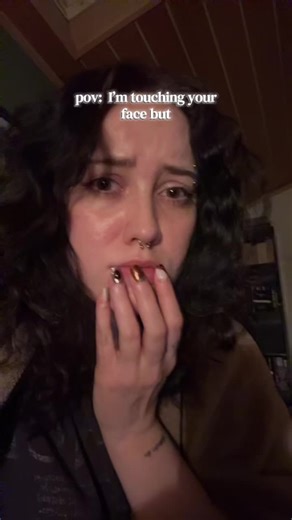 pov: I’m touching your face but #asmrsounds #asmrtiktoks #asmr #cameratapping #fyp