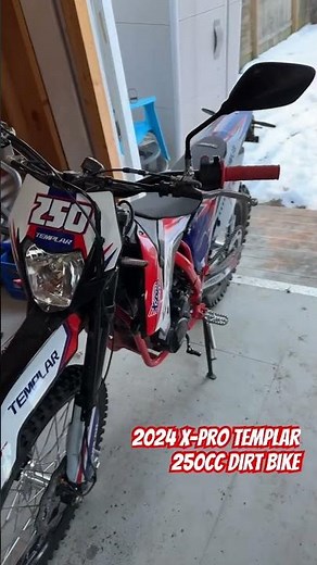 X-Pro Templar 250cc Dirt Bike Idle #dirtbike #motocross #bikelife